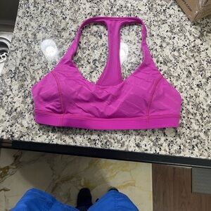 Lululemon Pink Sports Bra